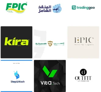 بعض أعمال شركة Bold Brand في تصميم الشعارات